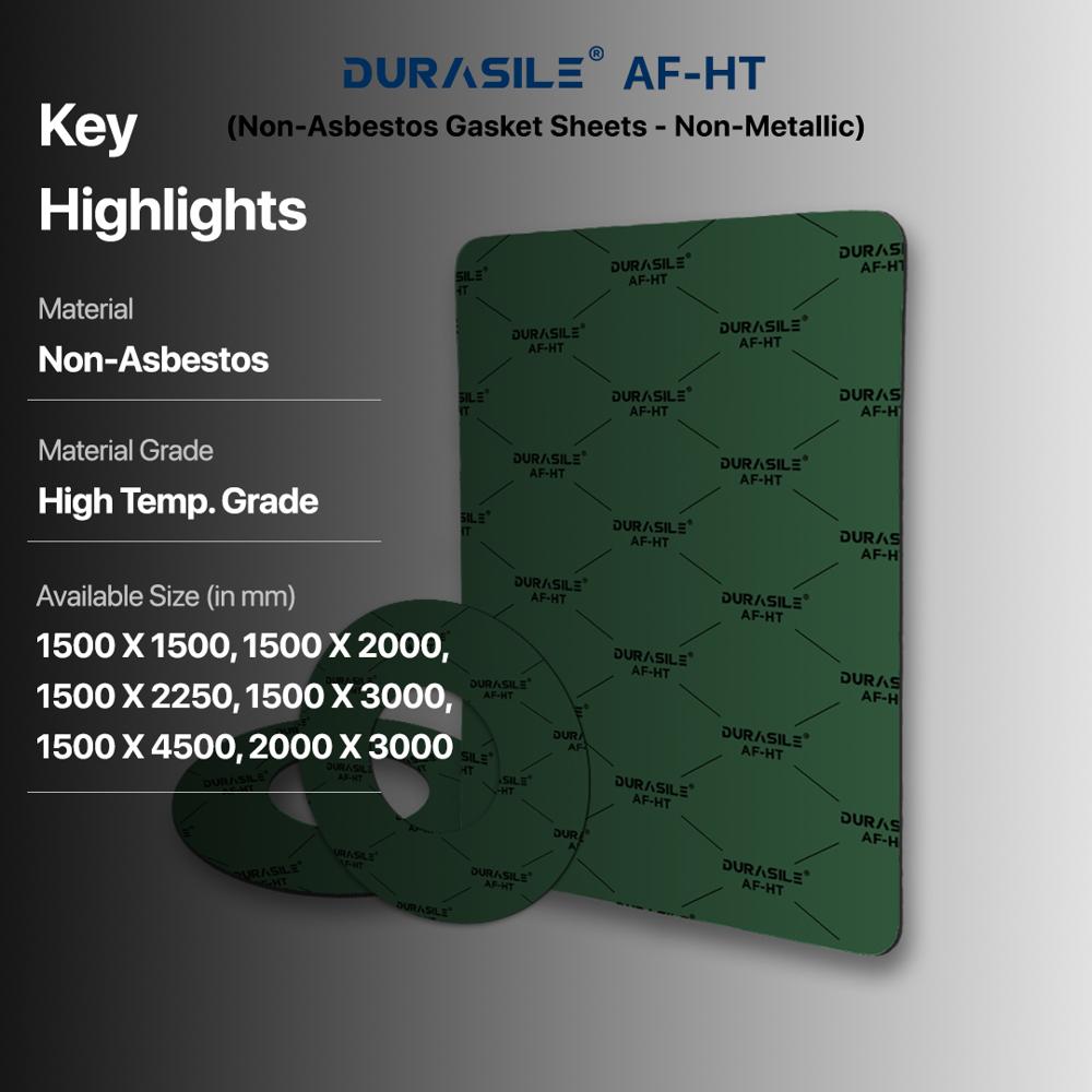 Af-ht Non Asbestos Gasket Sheets - Non-metallic - Application: Sealing Industry