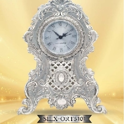 Decorative SILVERPLATED Table Top Watch