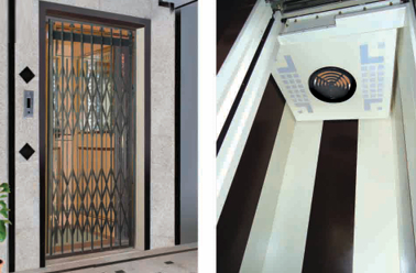 संकुचित करने योग्य यात्री लिफ्ट