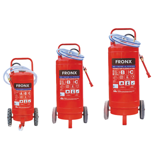 ABC Dry Chemical-Based Trolley Fire Extinguisher