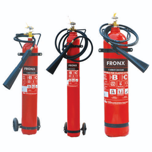 Carbon Dioxide (Co2) Based Trolley Fire Extinguishe - Color: Red