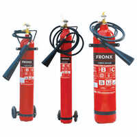 Carbon Dioxide (co2) Based Trolley Fire Extinguishe - Color: Red