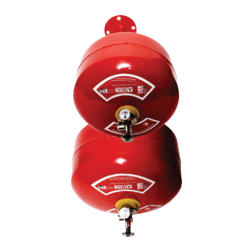 Ceiling-Mounted Fire Extinguishers - Color: Red
