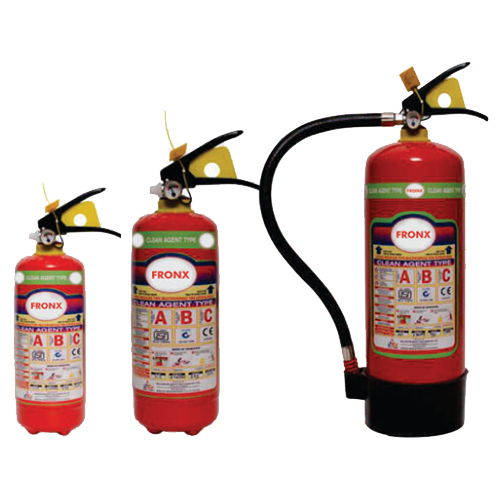 Clean Agent-Based Fire Extinguisher - Color: Red