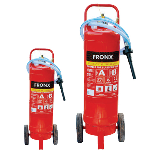 Mechanical Foam-Based Trolley Fire Extinguisher - Color: Red