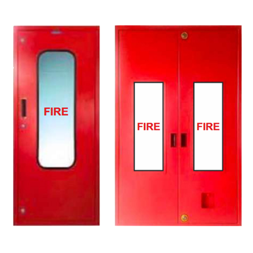 Shaft Door - Color: Red