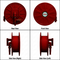 Hose Reel Drum - Color: Red