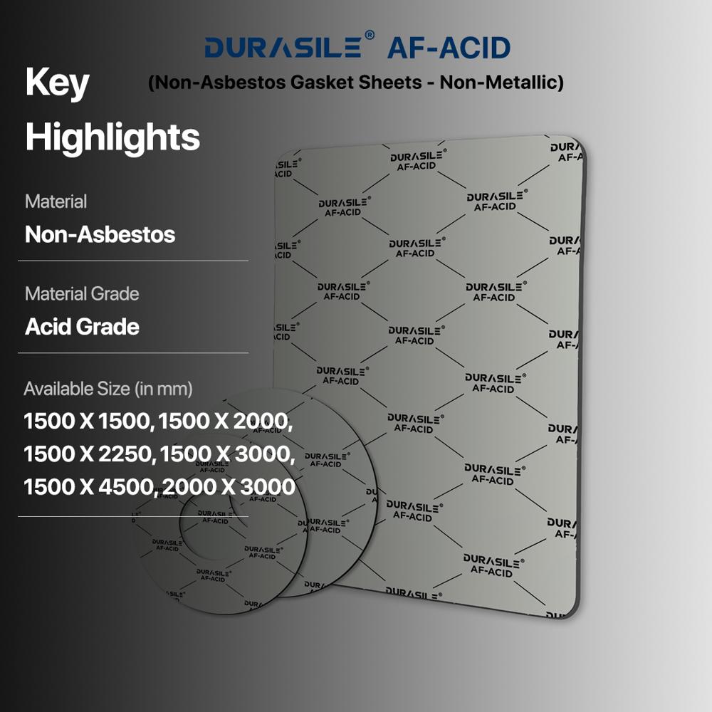 Af-acid Non Asbestos Gasket Sheets - Non-metallic - Application: Sealing Industry