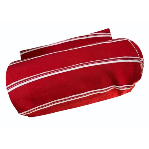 Red Plus White Collar Cuff Rib - Material: Cotton / Polyester Blend