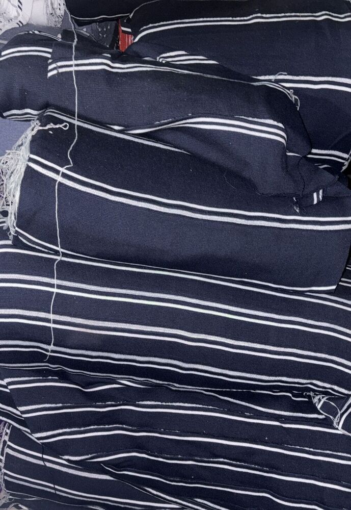 Navy Blue Kv School Uniform Collar Cuff Rib - Attributes: Light In Weight