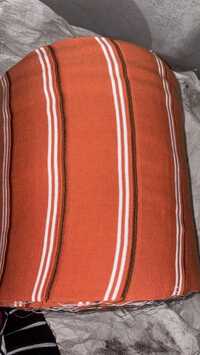 Red School Uniform Collar Cuff Rib