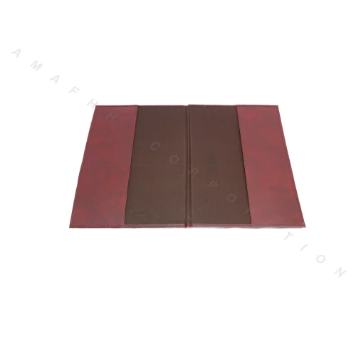 Restaurant Menu Cover Folder - Color: Red