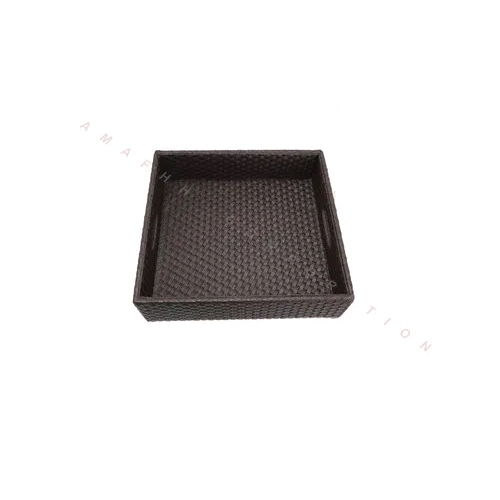 Mdf Square Tray - Color: Brown