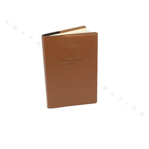 Diary Cover With Customisable Logo Or Brand Name Embossed - Material: Leatherette