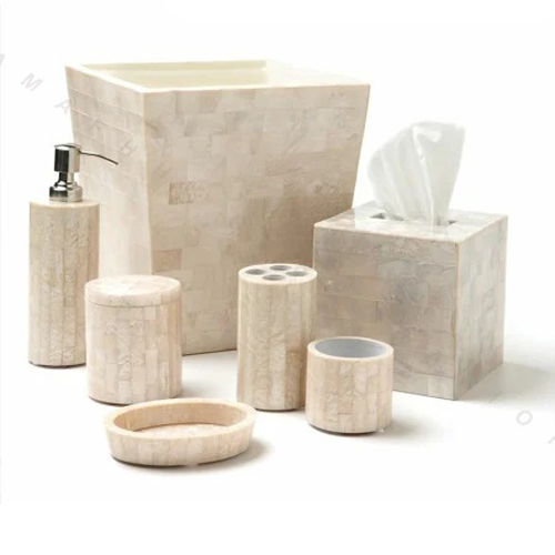 Bathroom Full Aminety Sets - Color: White