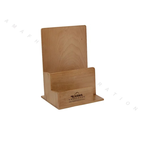 Wooden Magazine Holder - Color: Brown