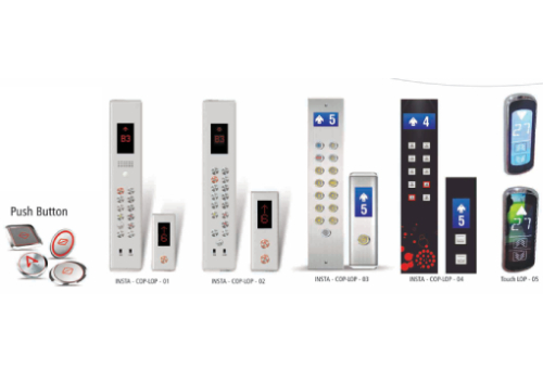 Elevator Push Button - Color: White