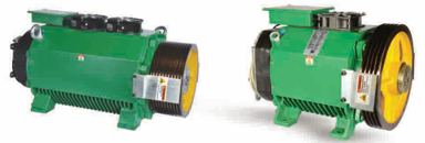 Gearless Motor Unit - Color: Green