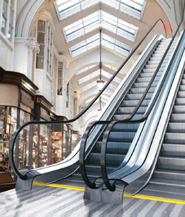 Mall Escalator - Material: Stainless Steel