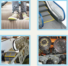 Airport Escalator - Material: Stainless Steel
