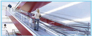 Airport Moving Walk Escalator - Material: Stainless Steel