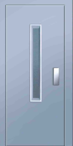 Manual Swing Door - Color: Silver