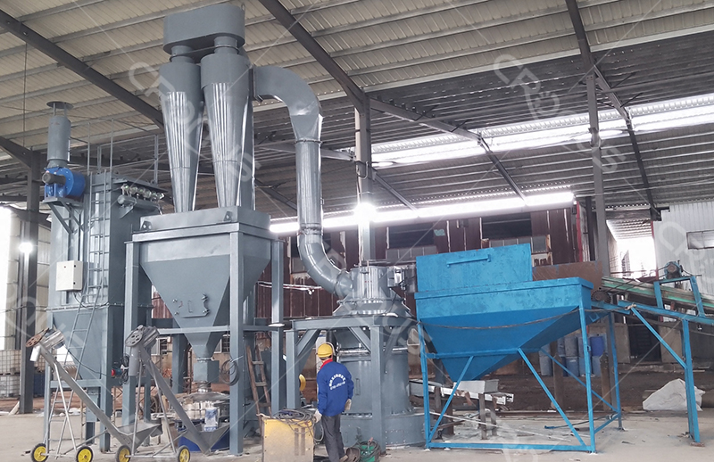 CaCO3 powder making plant raymond mill and supefine grinding mill
