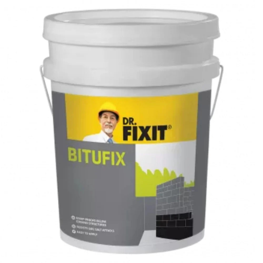 Dr Fixit Bitufix Waterproofing Chemical - Color: White