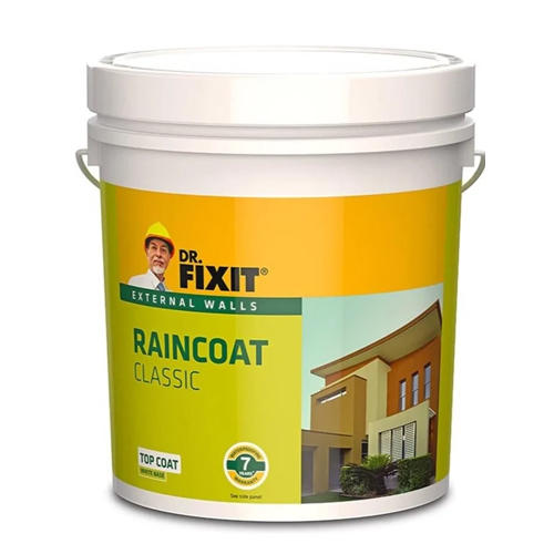 Dr Fixit Raincoat Classic Waterproofing Chemical - Color: White