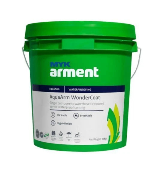 Mky Arment Aquaarm Wonder Waterproofing Coating - Feature: Durable