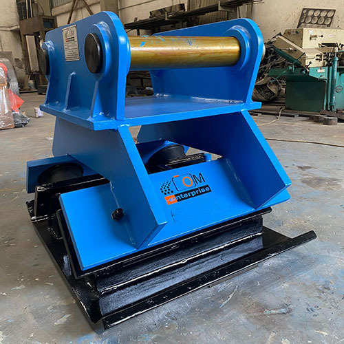 01_Excavator Plate Compactor - Color: Blue