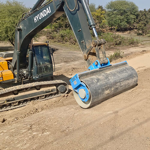 Excavator Drum Compactor