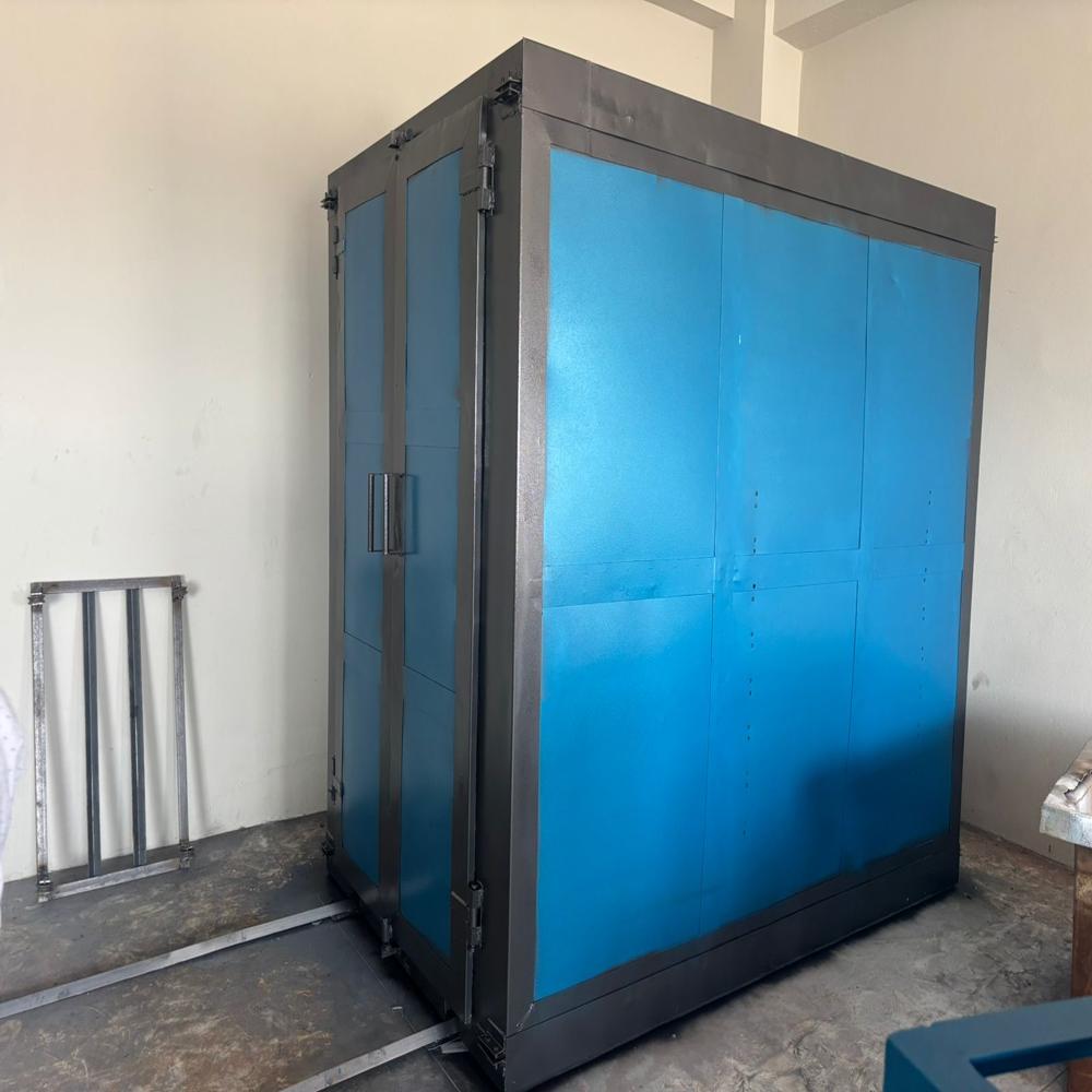 Silver Powder Coating Oven Manufacturer - Color: Grey