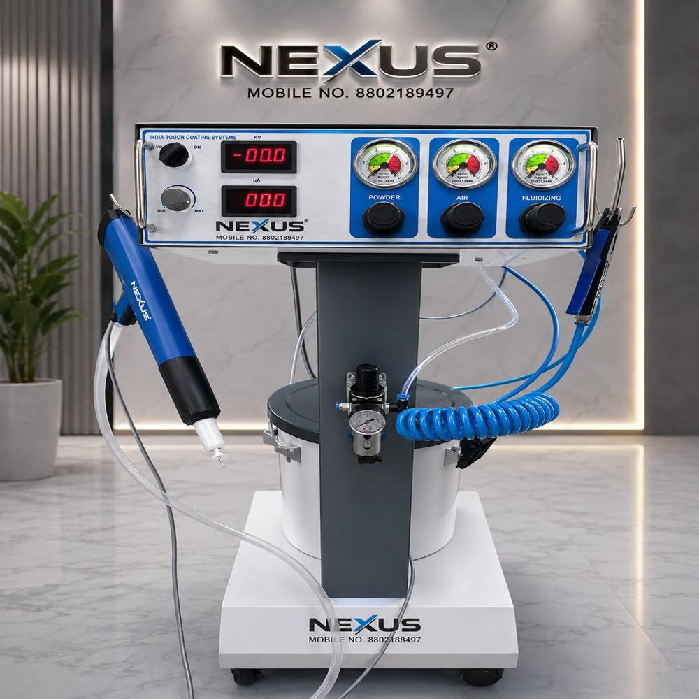 Manual Powder Coating Machine - Color: Yellow
