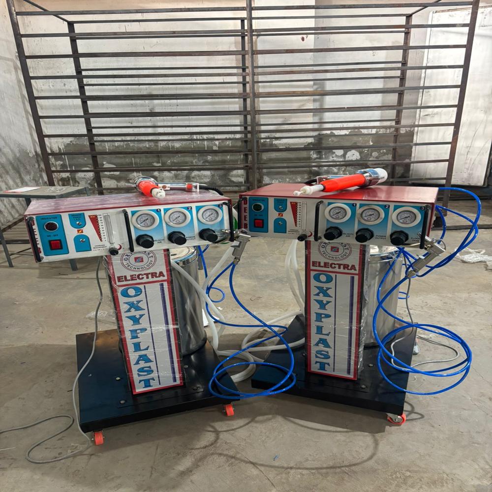 Manual Powder Coating Machine Manufacturer - Color: Yellow