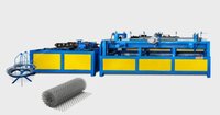 Chain Link Fence Machine - Color: Yellow