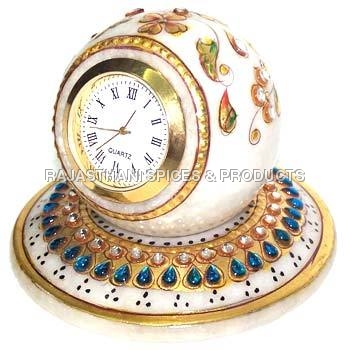 Marble Table Clock