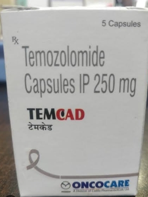 Temozolamide 250 Mg Capsules - Origin: India