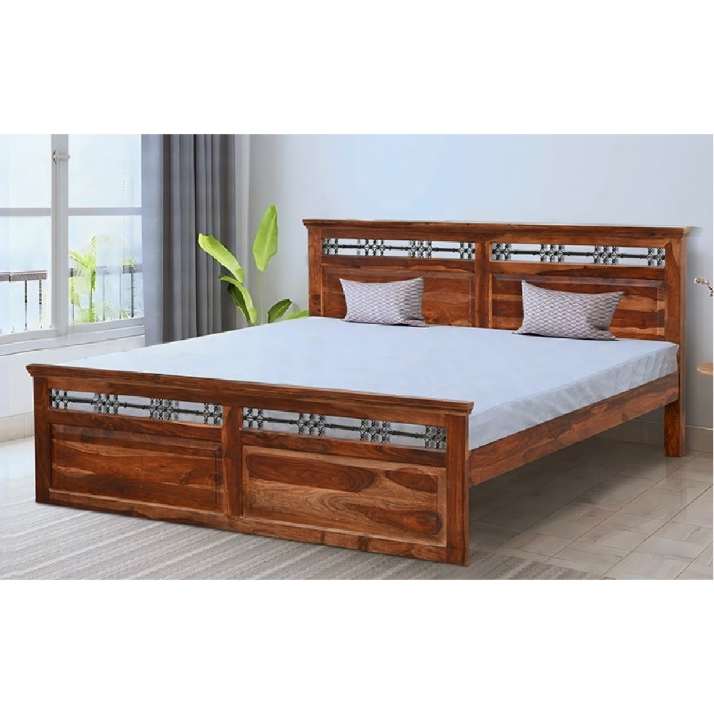 Royaloak Hilton Wooden Queen Bed - Bd20151003-5 - Assembly: Carpenter Assembly