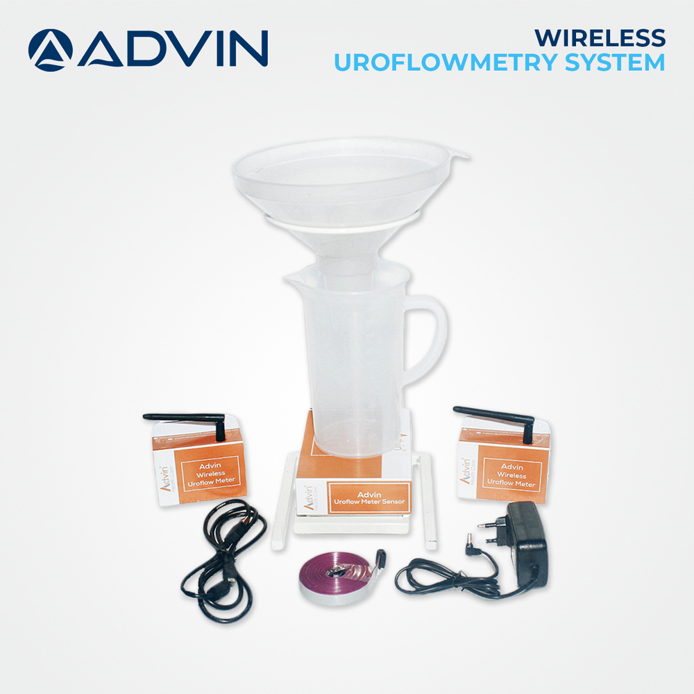 Advin Wireless Uroflowmetry System - Steel, Fully Automatic Microprocessor-based Device | Non-invasive, Accurate Data Representation, User-friendly Operation