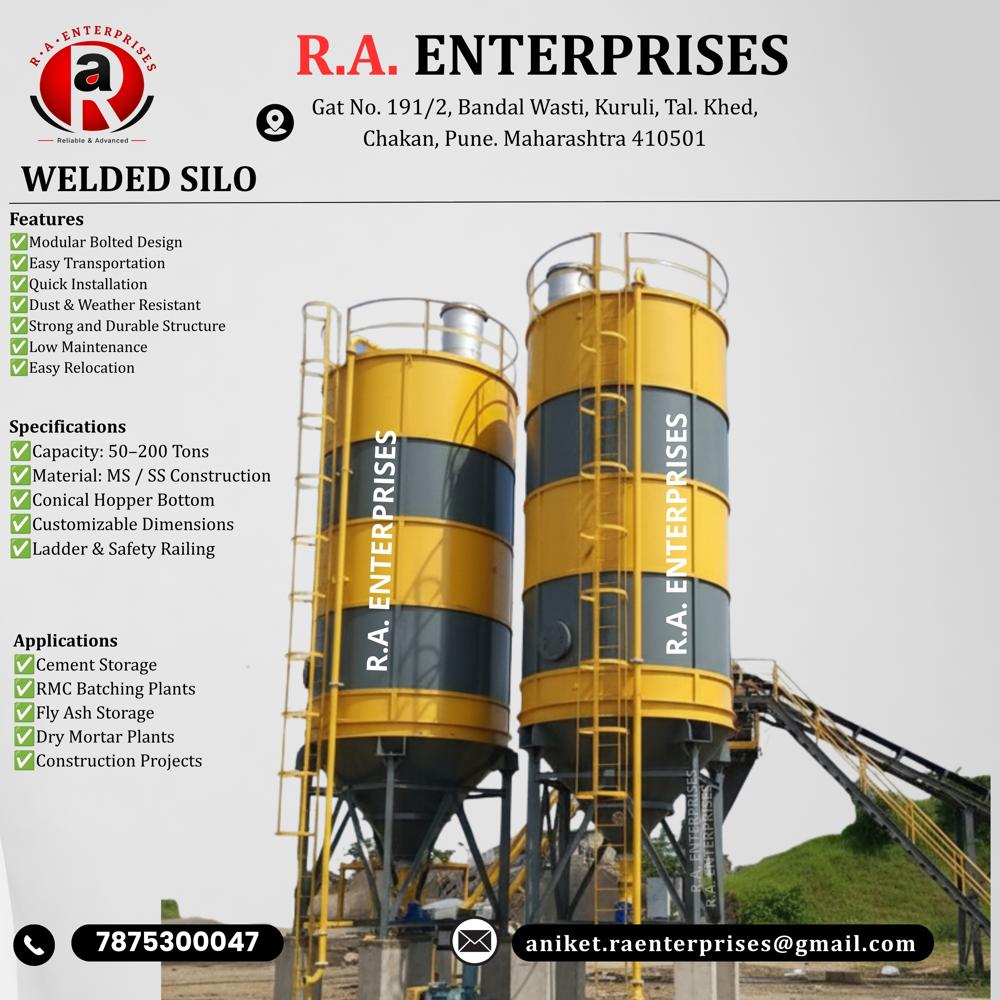 Welded Cement Silo - Application: Industrial