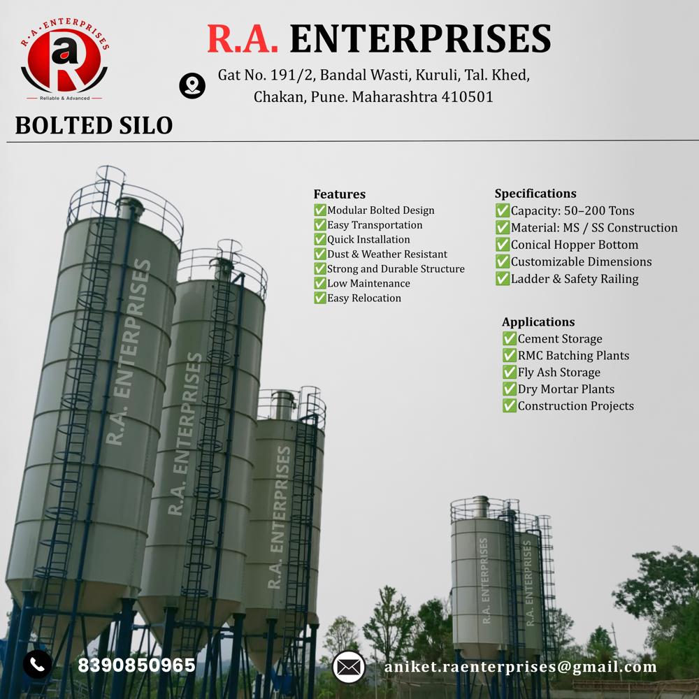 Bolted Cement Silo - Application: Industrial
