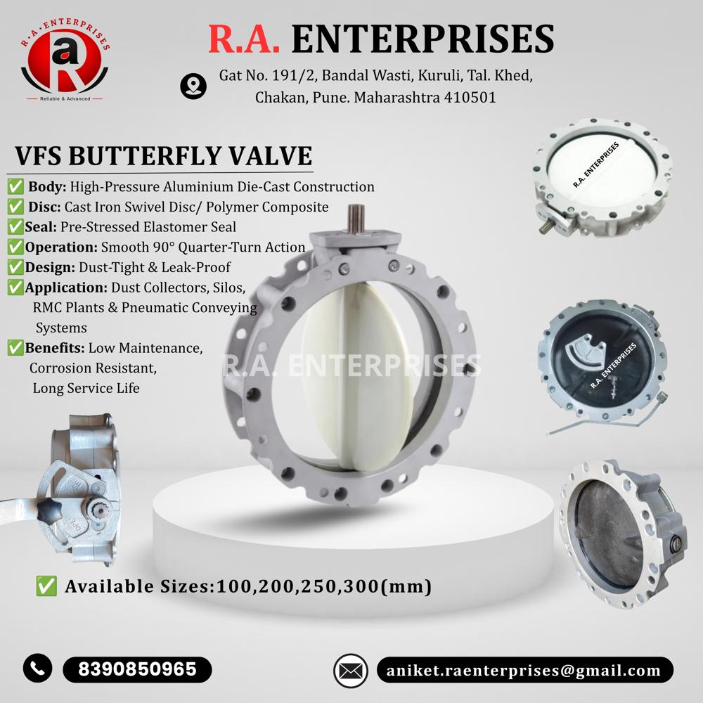 Vfs Butterfly Valve - Application: Industrial
