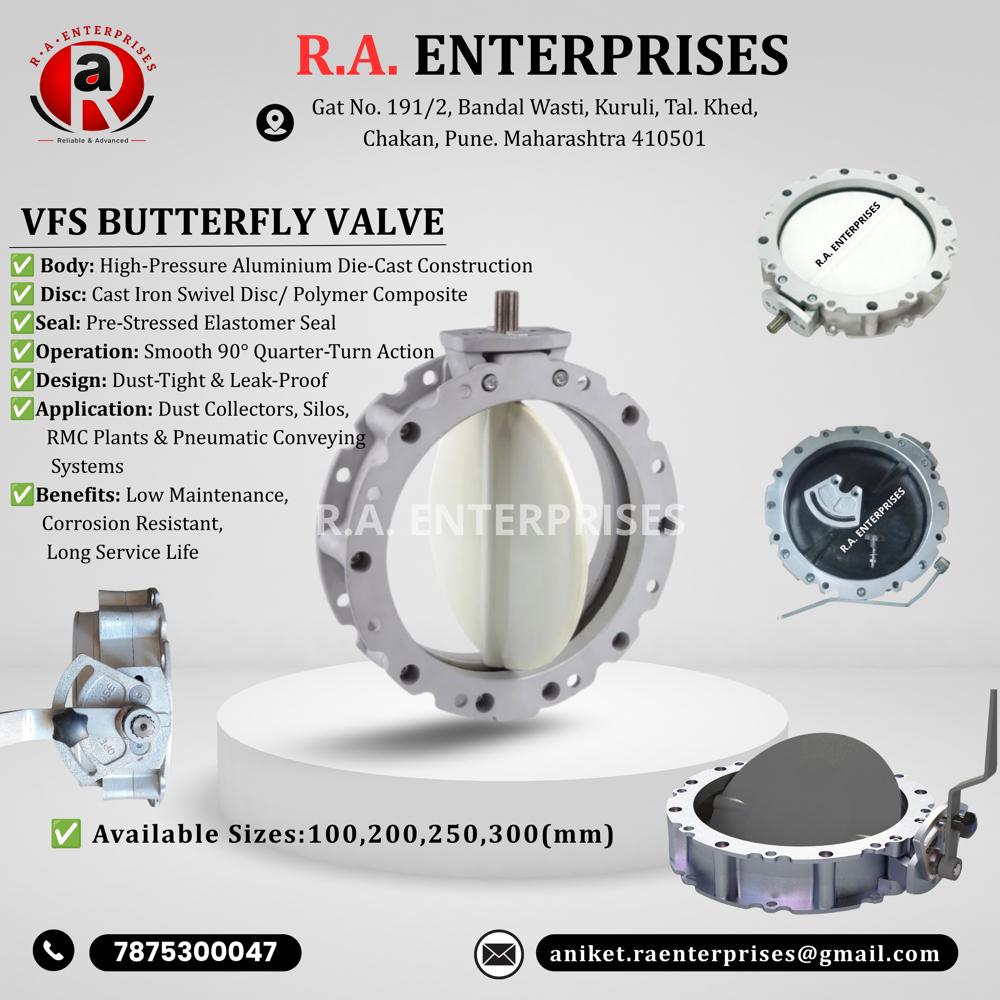Vfs Butterfly Valve - Application: Industrial