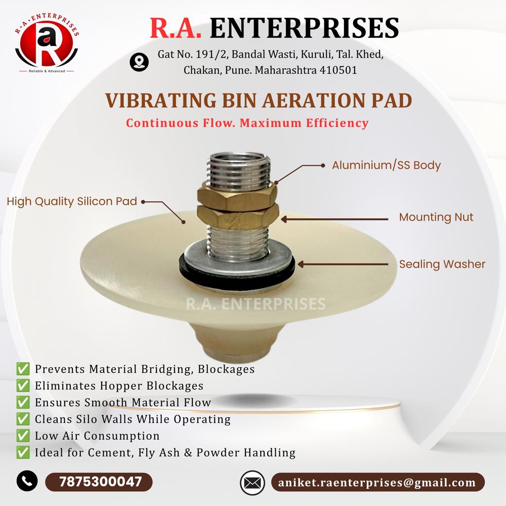 Vibrating Bin Aeration Pads - Application: Industrial