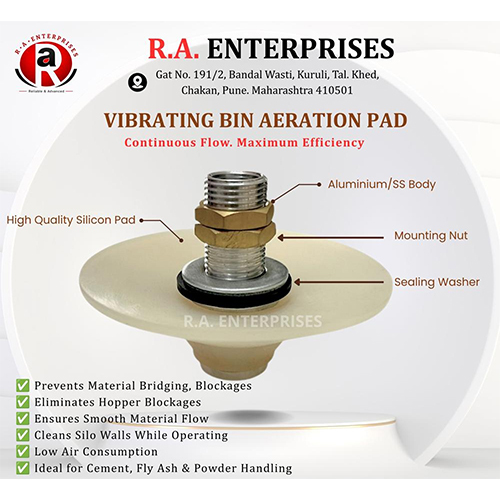 Vibrating Bin Aeration Pads - Application: Industrial