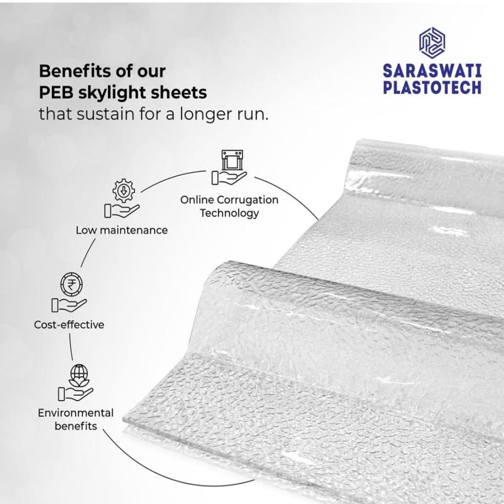 Profile Polycarbonate Sheet 1.2mm - Features: Uv Resistant