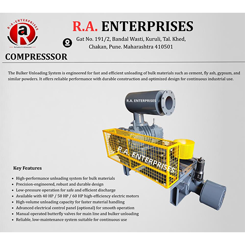Bulker Unloading System - Automatic Grade: Semi Automatic