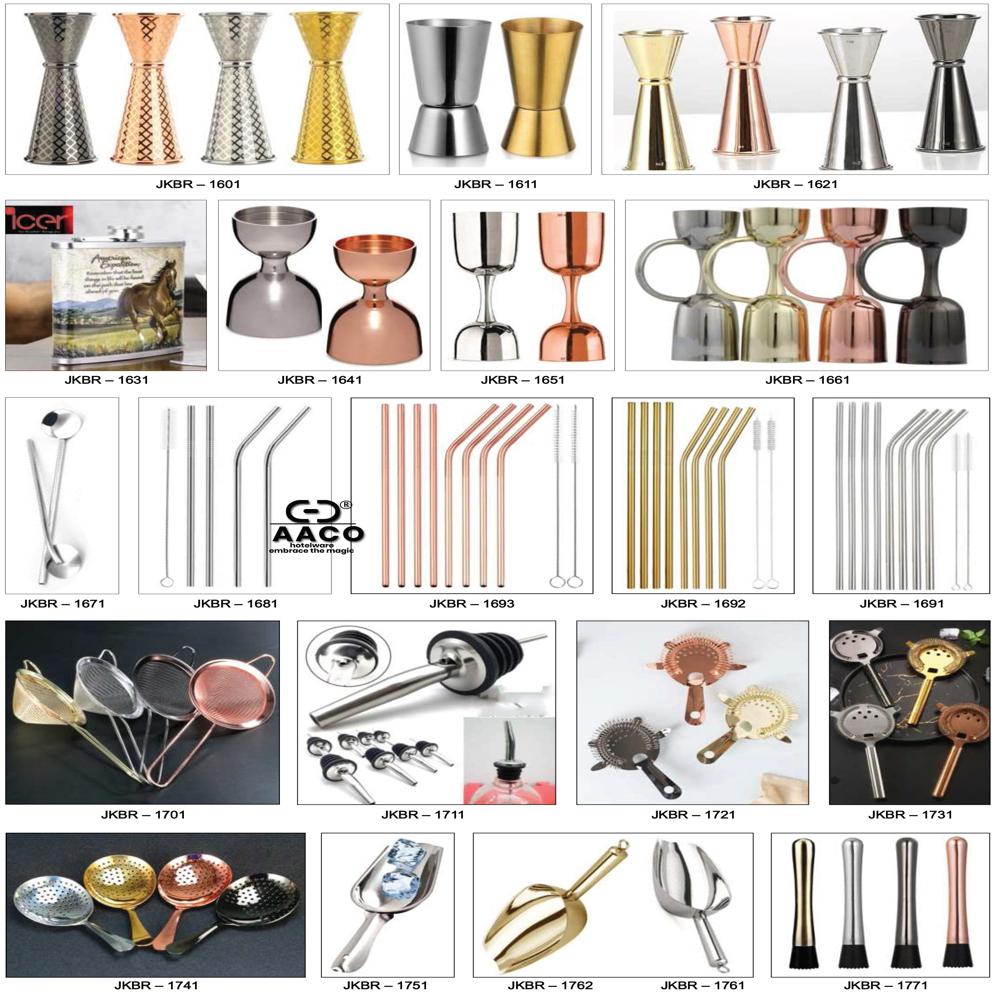 Matt Gold Ice Bucket With Stand - Material: Stainless Steel