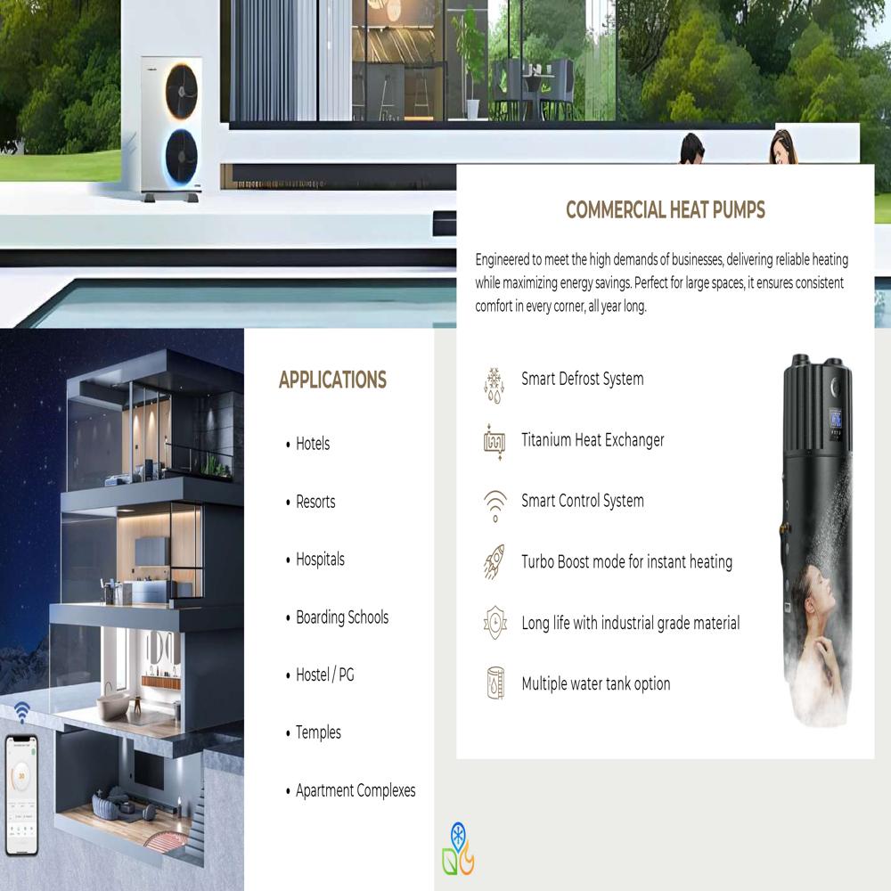 Residential Swimming Pool Heat Pump - Stainless Steel, 220 V Power Supply | Energy-efficient, Industrial-grade Performance For Large Pools